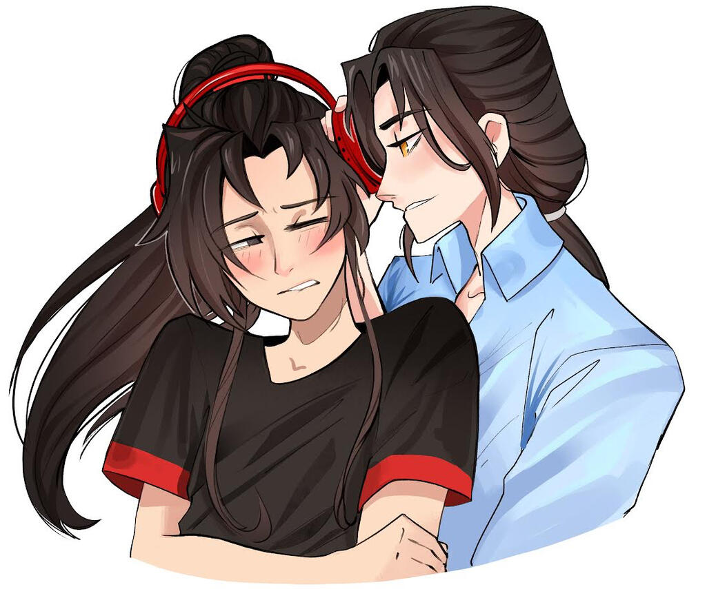 Commission by Maru for &quot;Headphones &amp; Naughty Whispers&quot;